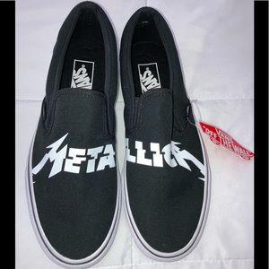 Vans Metallica Low Top Sneakers Sz 8